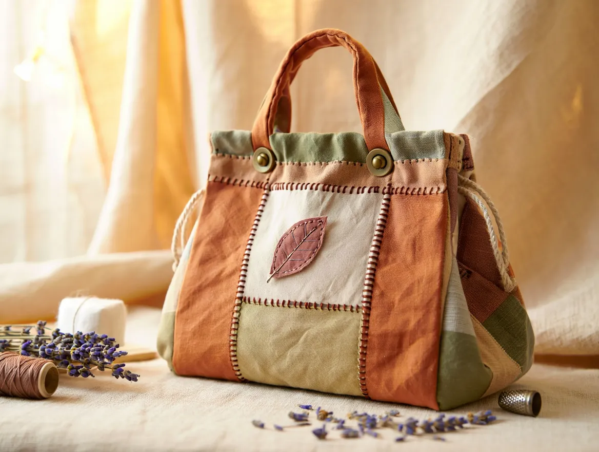Håndlaget stoffveske